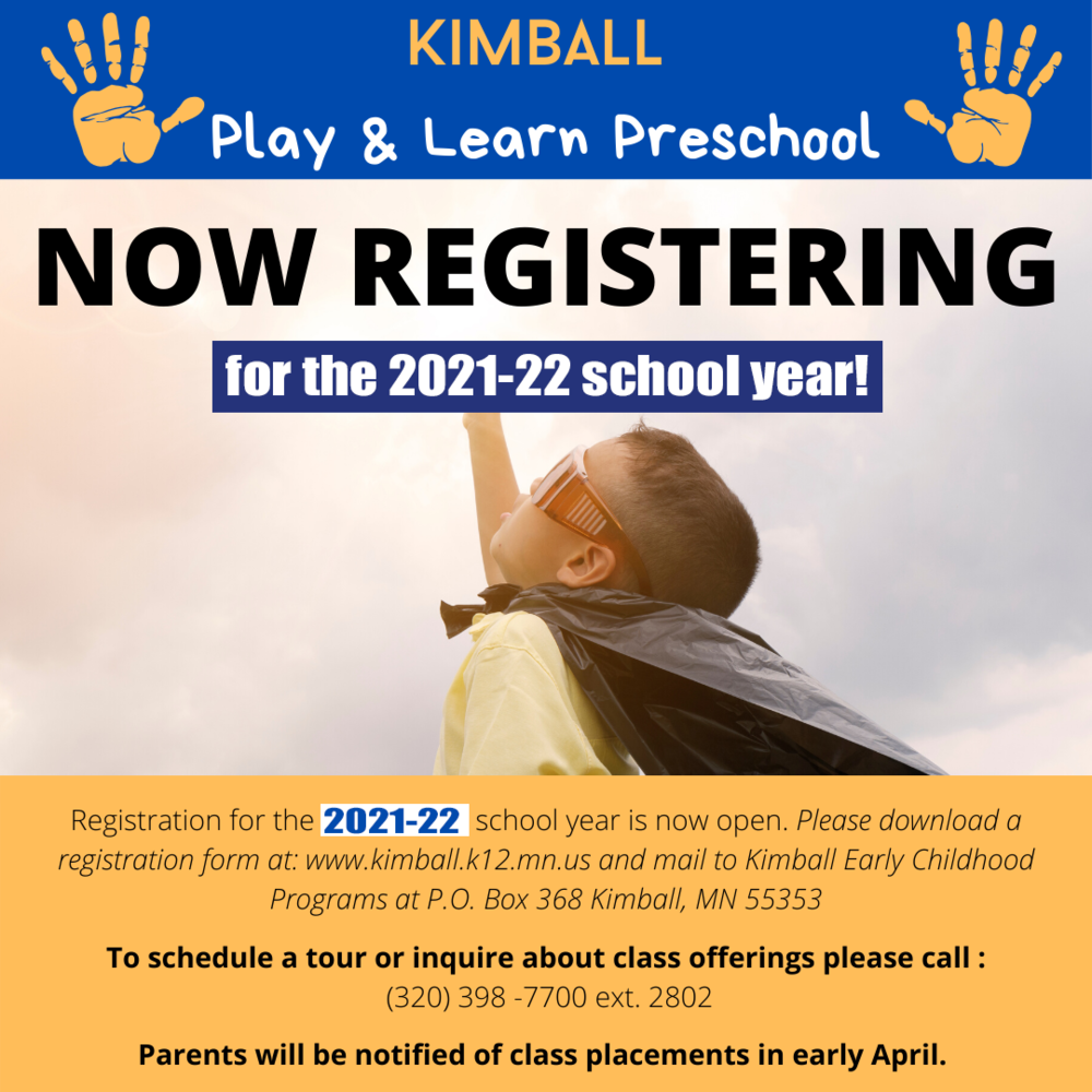 Kimball Preschool 2021-22