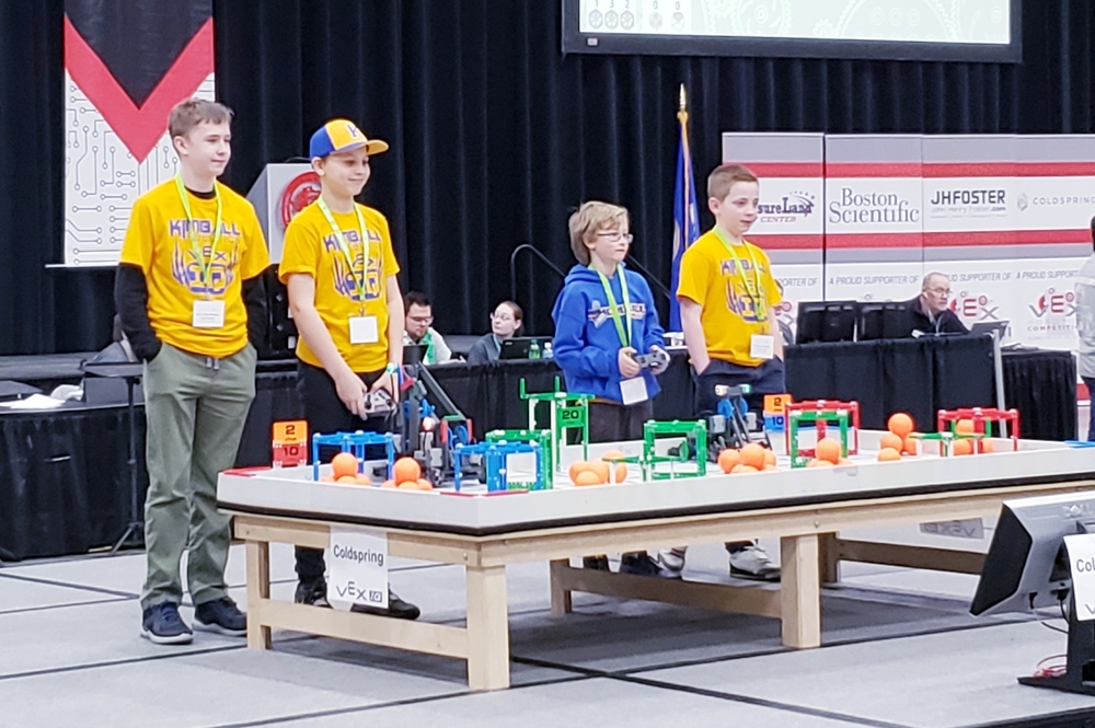 Kimball VEX IQ Places in Top-40 at State