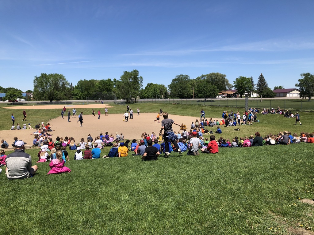 kickball - 5th grade vs. staff