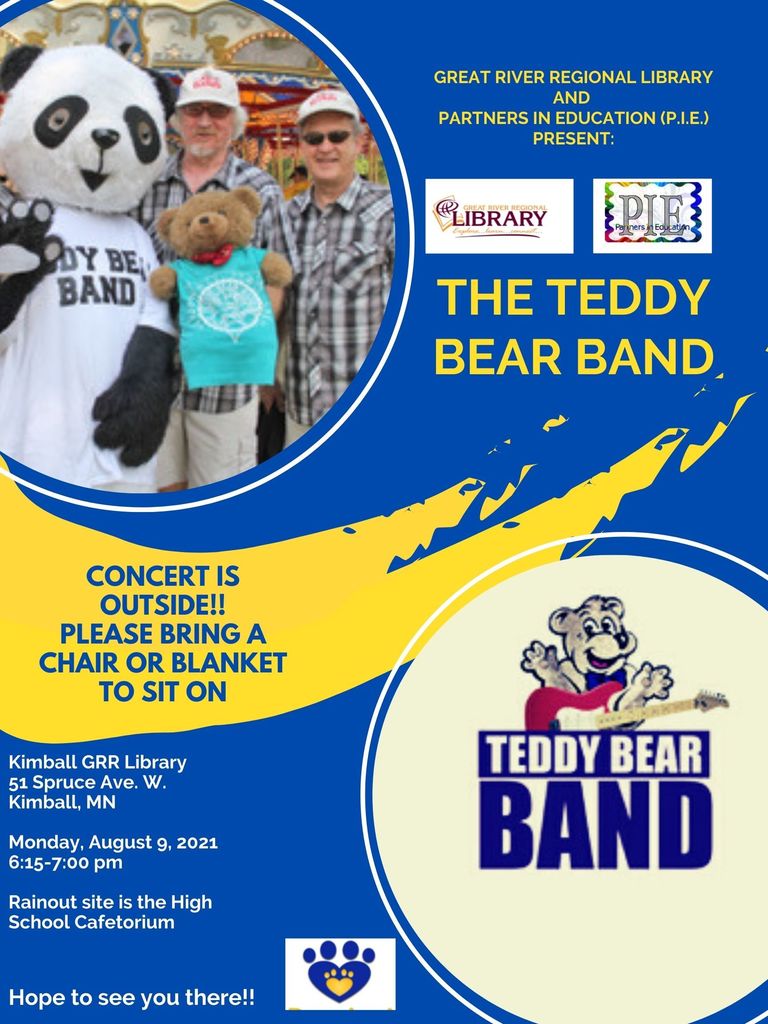 Teddy Bear Band - Aug. 9