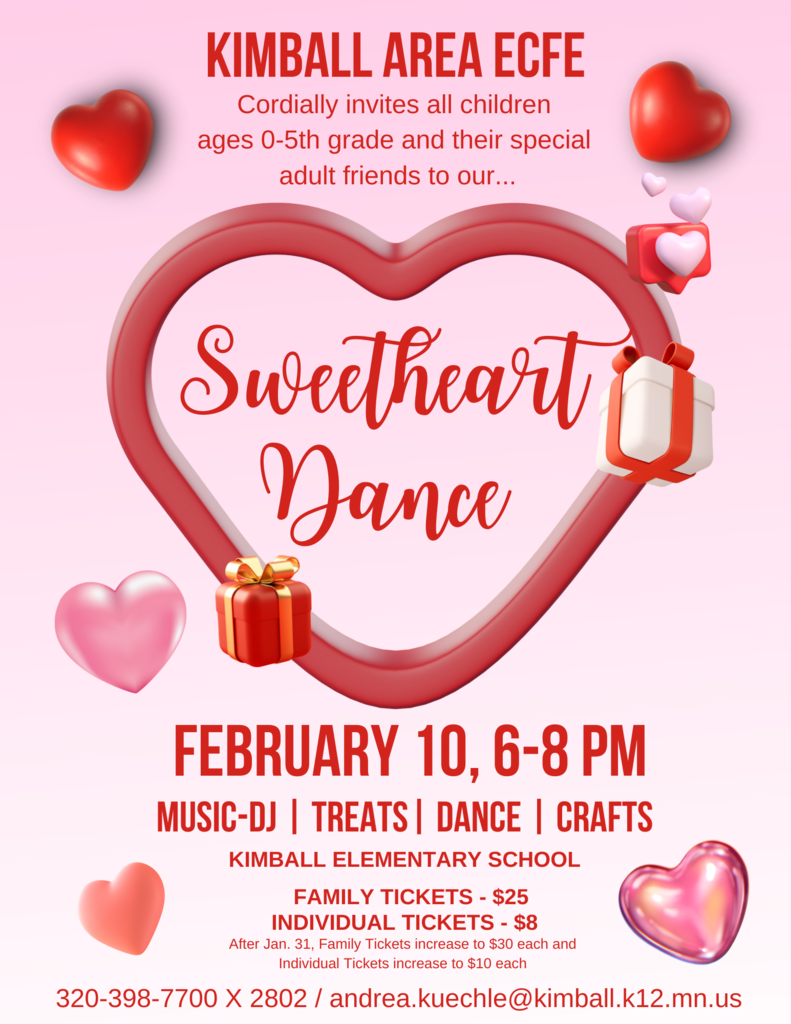 Sweetheart Dance - Feb. 10