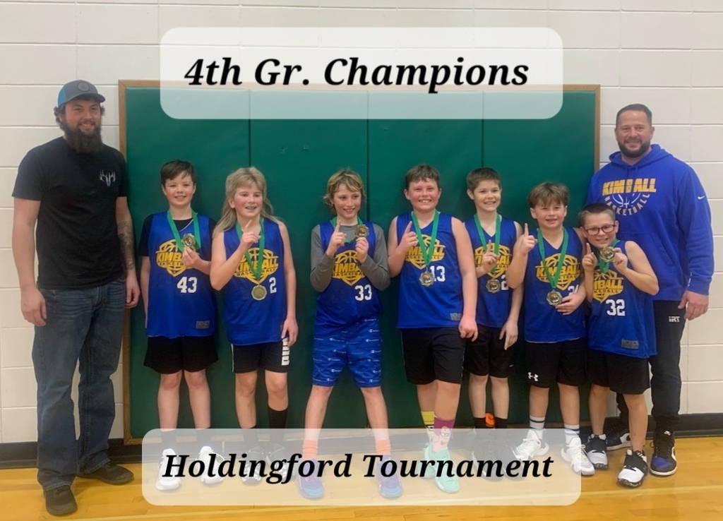 Kimball 4th Gr. Champs