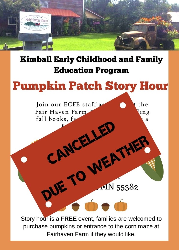 Cancelled Pumpkin Patch Storyhour